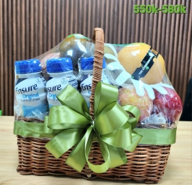Giỏ Trái Cây - Sữa Ensure Thăm Bệnh 