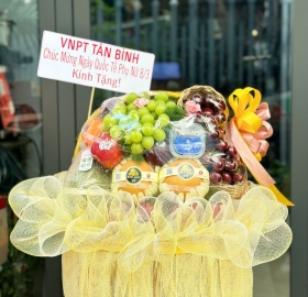 Giỏ Trái Cây Chúc Mừng 8/3
